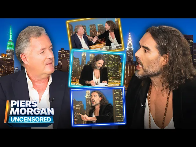 Video: "Massive GRIFTER!" Piers Morgan Grills Russell Brand On Allegations, Prison, 'Truth' & Religion