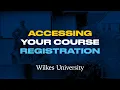 Graduate Courses Accessing Course Registration