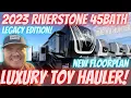 2023 Riverstone Legacy 45BATH Riverstones first TRUE Toy Hauler