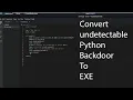 How to Convert Python file to EXE Executable