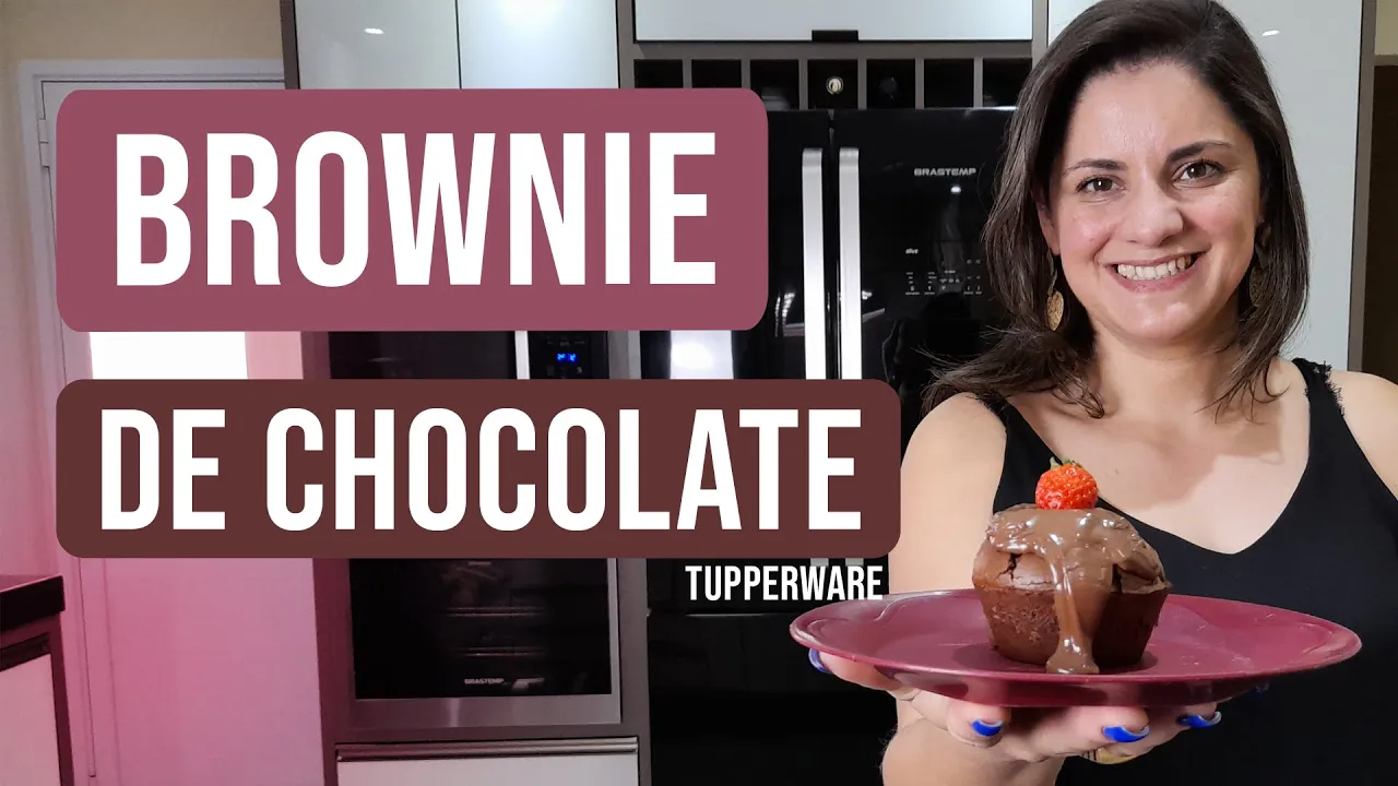 RECEITA DE BROWNIE DE CHOCOLATE #TUPPERWARE #RECEITAS