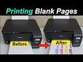 Epson ET 2400 Printing Blank Pages - Fix In 1 Step L1210 L1250 L3210 L3250 Printers