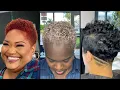 15 Breathtaking Hairstyles for Plus Size Round Face Black Women Over 50 With Short Natural Hair