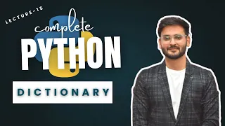 Lecture 15 Dictionary In Python Madhav Sharma