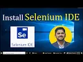 How to Install Selenium IDE Chrome Extension
