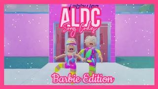 BARBIE ALDC Song Codes Roblox Full List in Description Aldc Studio Not Ora Music ids