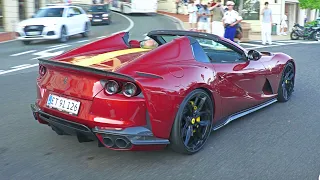Supercars in Monaco Ep9 - Bugatti Chiron, Yangwang U9, 599 GTO, LaFerrari Aperta, Novitec Purosangue