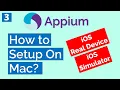 Appium Tutorial 3 How to setup Appium on MAC for iOS Real Device Simulator