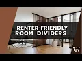THE BEST renter-friendly room divider ideas
