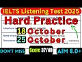 Download Lagu VERY HARD IELTS LISTENING PRACTICE TEST 18 OCTOBER \u0026 25 OCTOBER 2025 WITH ANSWER KEY | HARD IELTS