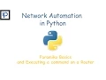 1 Paramiko Basics and Executing a command on a Router