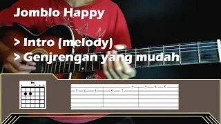 tutorial gitar lagu jomblo happy gamma1 lenkap dengan tab gitar dan penjelasannya yang simple