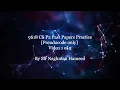 9618 CS P2 Pseudocode Practice 1 of 2