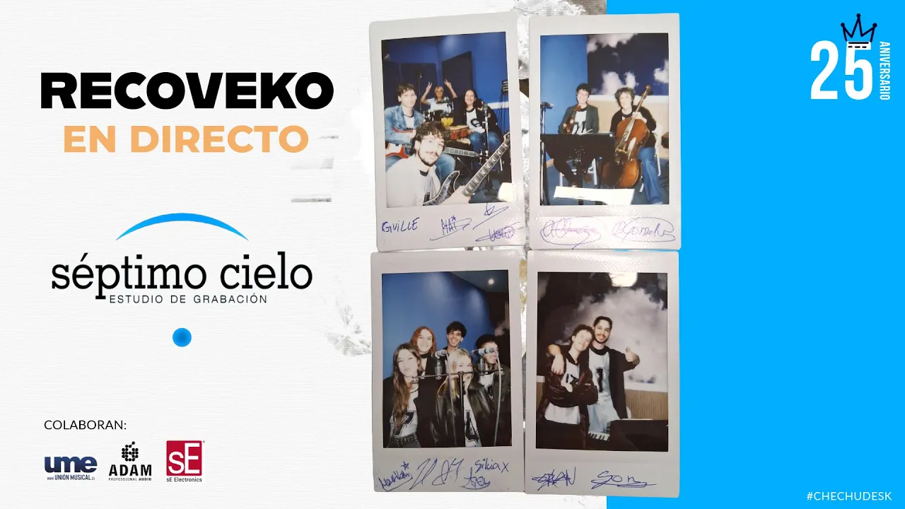 Recoveko en los estudios Séptimo Cielo