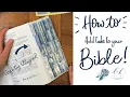 How to add Bible Tabs to your Bible - And get them perfectly aligned Easy Tutorial
