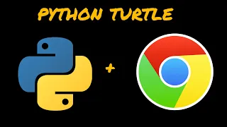 How To Draw chrome logo using python turtle on cyberboy yogesh