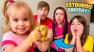 A HAILEY ESTOUROU o NOVO SQUISHY DUMPLING SUPER RARO! E AGORA? Pai Também Vloga