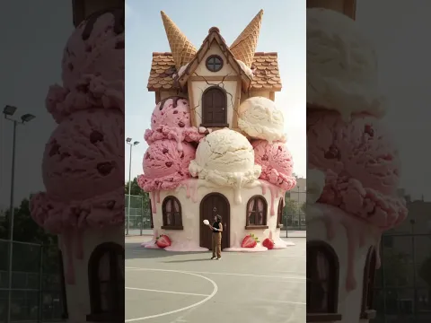 ice-cream house collapsed