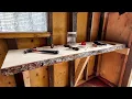 Building a Live Edge Work Bench From Chainsaw Milled Lumber