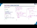 Function Example Factorial of a Number Function Lec 91 C Programming Tutorials