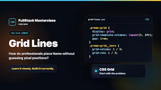 Grid Lines Explained FullStack Masterclass CSS Grid Course
