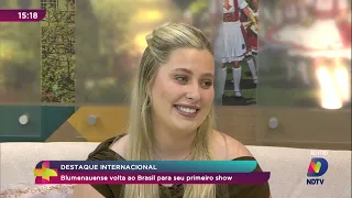 Destaque internacional, blumenauense retorna ao Brasil para seu primeiro show no país