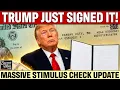 TRUMP JUST SIGNED MASSIVE STIMULUS CHECK UPDATE NEW EXECUTIVE ORDER VACCINATION ORDER ALERT