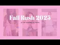Sorority Rush The University of Florida Fall Rush 2025 at an SEC School