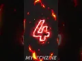 10 Second Fire Explosion Timer Numbers 10 to 0