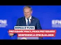 Download Lagu Donald Tusk: Przyszłość pracy, praca przyszłości - konferencja EFNI, 15.04.2025