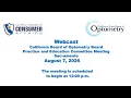 California State Board of Optometry - Practice and Education Committee