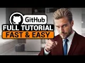 GitHub Tutorial How To Use GitHub BEST FULL GUIDE - Fast Easy