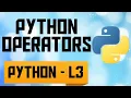 Python Operators L-3