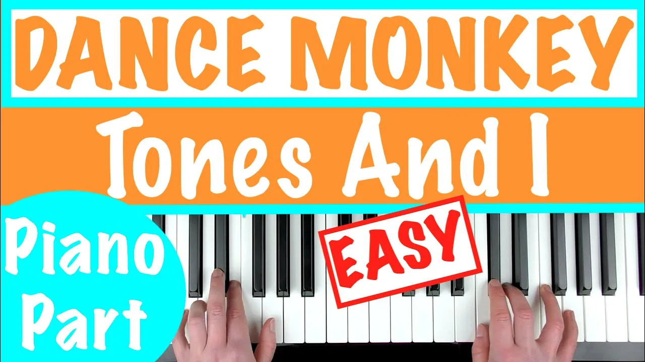 How to play DANCE MONKEY - Tones and I EASY Piano Chords Tutorial