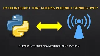 How to check internet connection using python Python Tutorials Python Miniconcepts