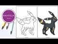 Umbreon Coloring Pages Rayfelk Printable Coloring Pages Pokemon Coloring Page
