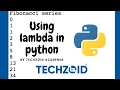 Fibonacci series in python full tutorial Techzoid Academia