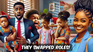 THEY SWAPPED ROLES AT HOME AND THIS HAPPENED… #africanstories #storyteller #storytime #folktales