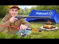 100 Walmart Hunting and Fishing Survival Challenge