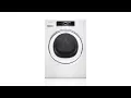 Whirlpool 4 3-cu ft Stackable Ventless Electric Dryer White