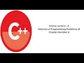 Solving Programming problems from exercise of Chapter 4 Khyber Pakhtunkhwa FSc Computer Science