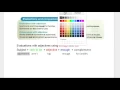 Evaluations with adjectives and nouns