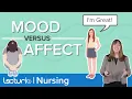 Mood vs Affect What is a Mood Episode Mental Health Lecturio Nursing