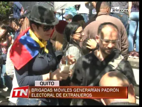 Brigadas móviles generarían padrón electoral de extranjeros
