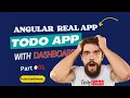 Angular complete project tutorial from scratch Todo Application with Dashboard in Angular