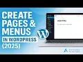 EP 04 How to Create Pages and Menus in WordPress Full Guide 2025