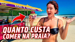 EATING ON THE MOST EXPENSIVE BEACH IN BRAZIL - RIVIEIRA