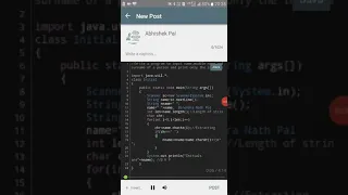 String Program to input name with surname and print only its initials