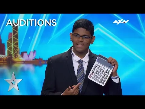 15 Year Old YAASHWIN SARAWANAN Is A HUMAN CALCULATOR Asias Got Talent 2019 on AXN Asia