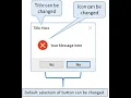 MESSAGE BOX IN PYTHON USING TKINTER CODEJAL